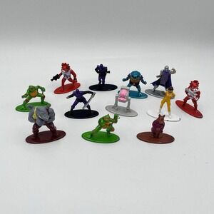 Teenage Mutant Ninja Turtles Mini Figure Lot Jada Toys Rocksteady Shredder More